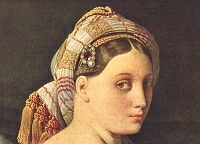 Odaliske von Ingres, Detail