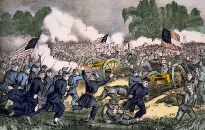 Gettysburg 1863, Currier and Ives