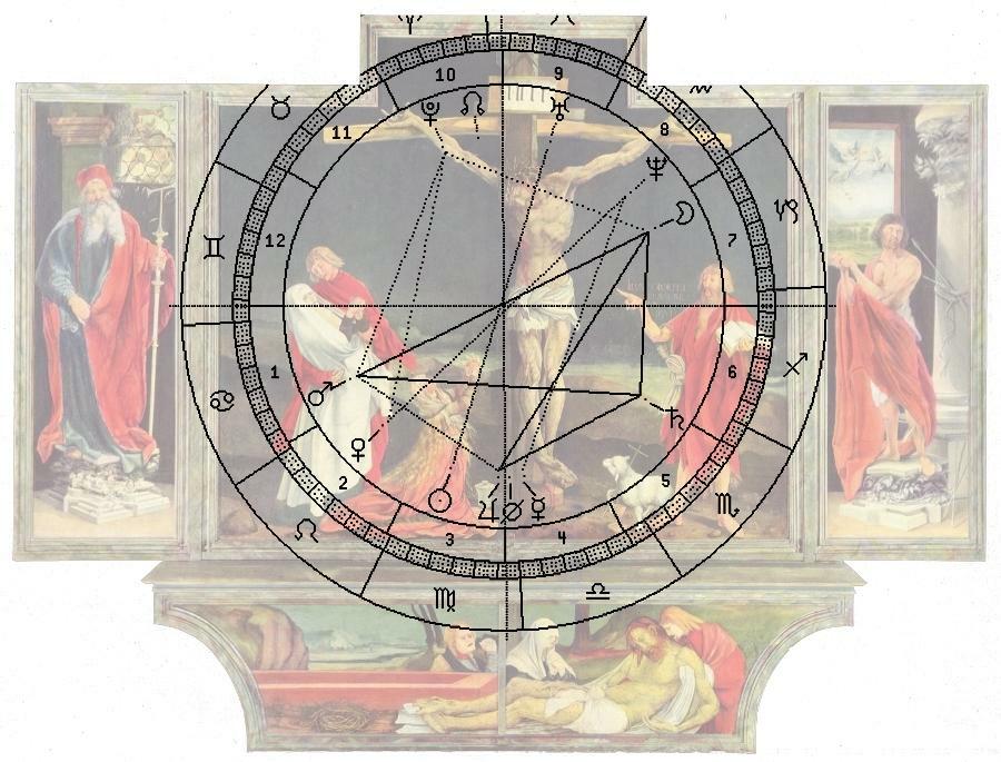 Grünewald, Altar, Horoskop-Uhr für 1838